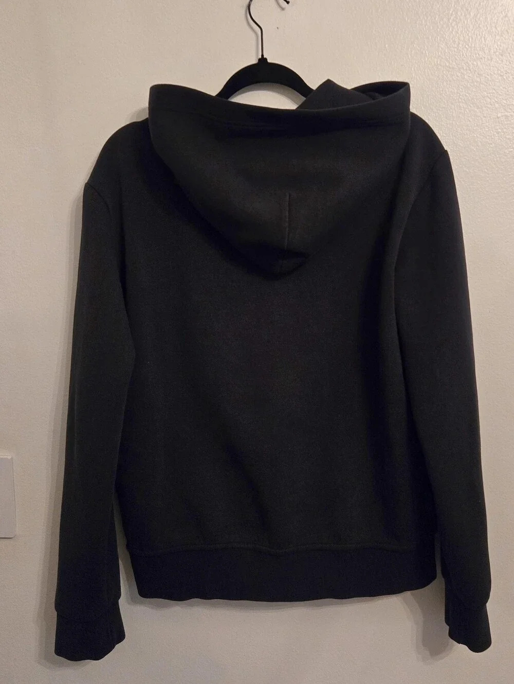 Polo Ralph Lauren Double Knit Full Zip Hoodie Black Mens Medium